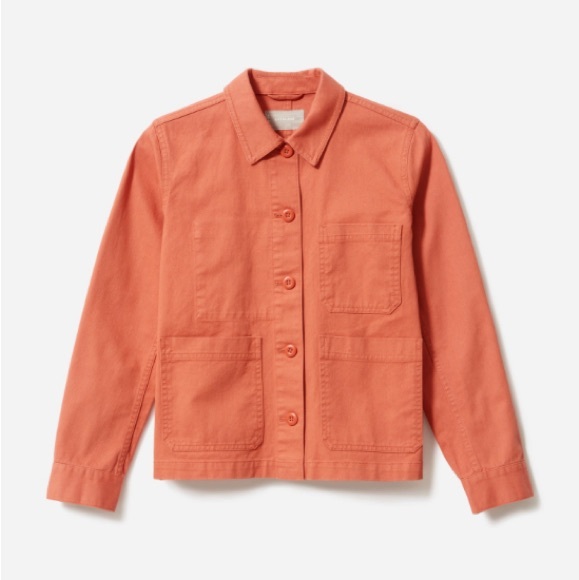 Everlane light coral chore jacket - Picture 5 of 8